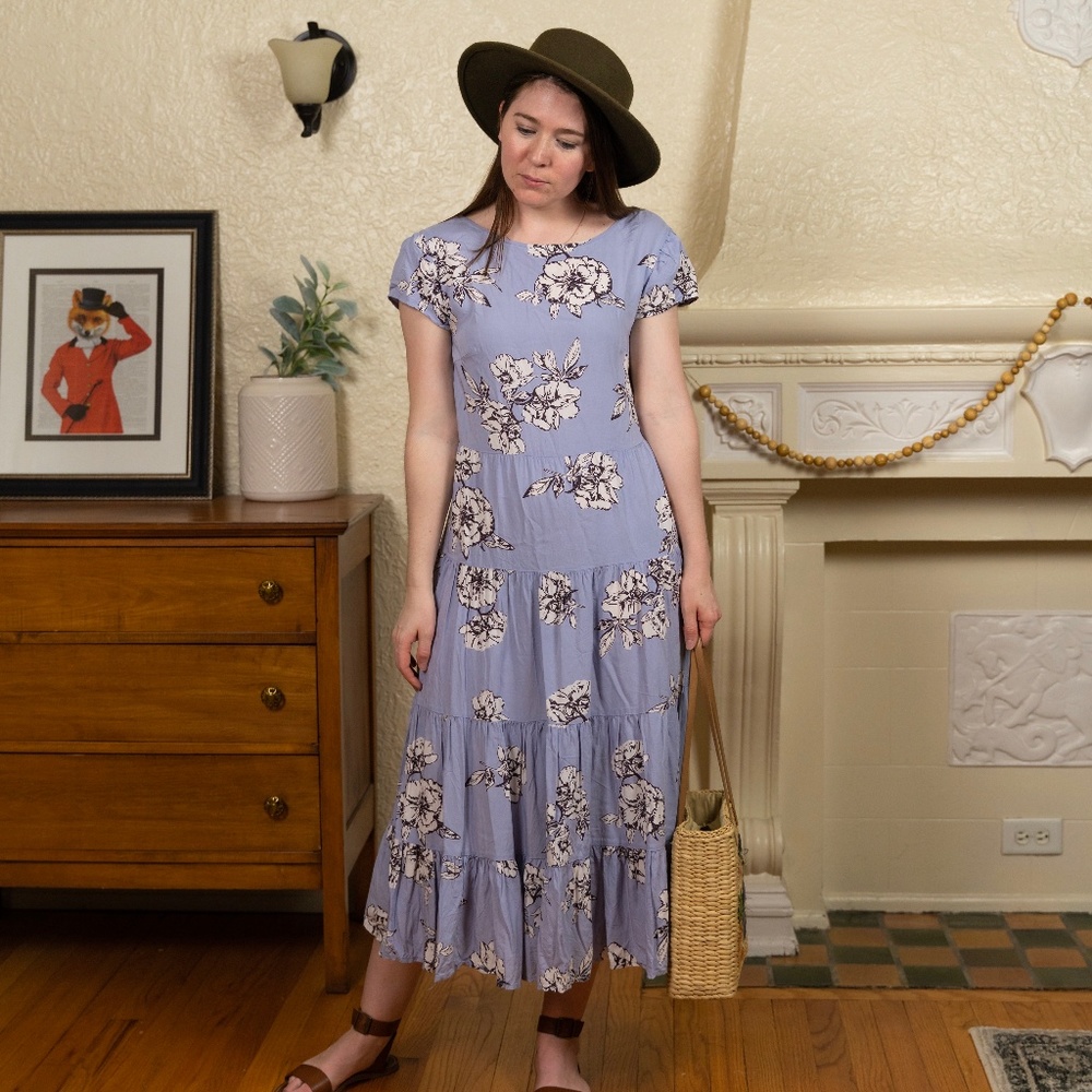 SALE! Free People Rita Tiered Midi Dress